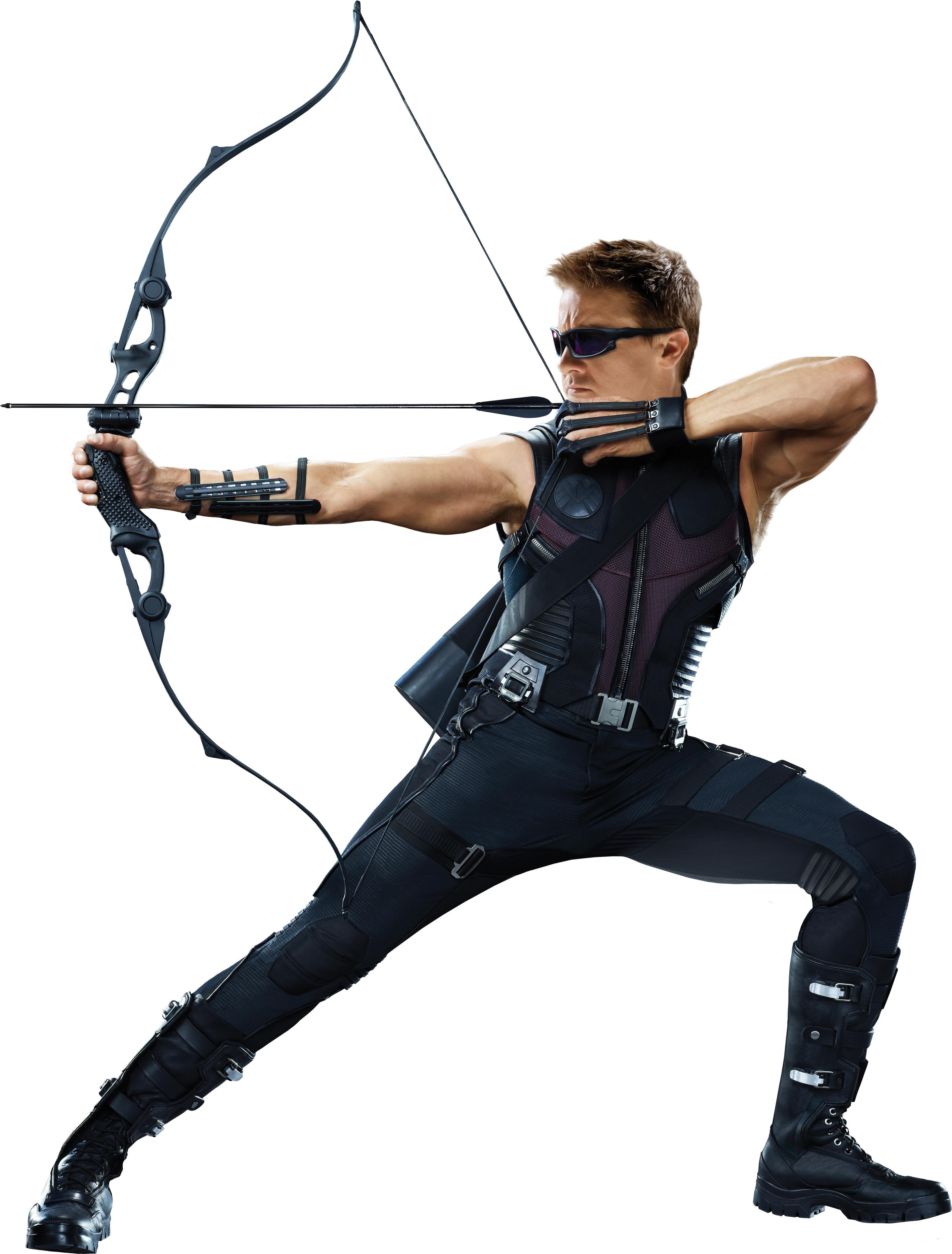 Hawkeye aiming bow