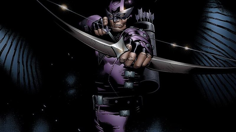Hawkeye aiming bow