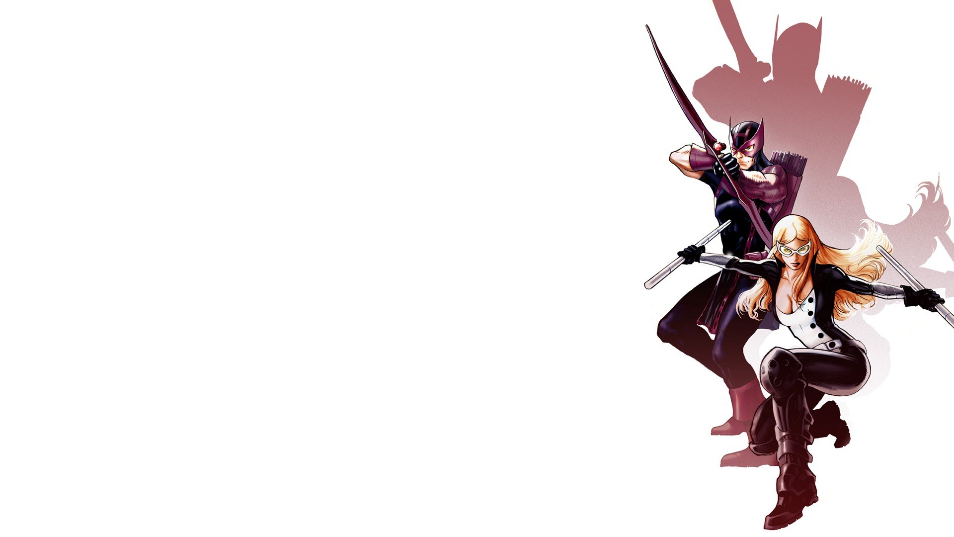 Hawkeye and Mockingbird in action