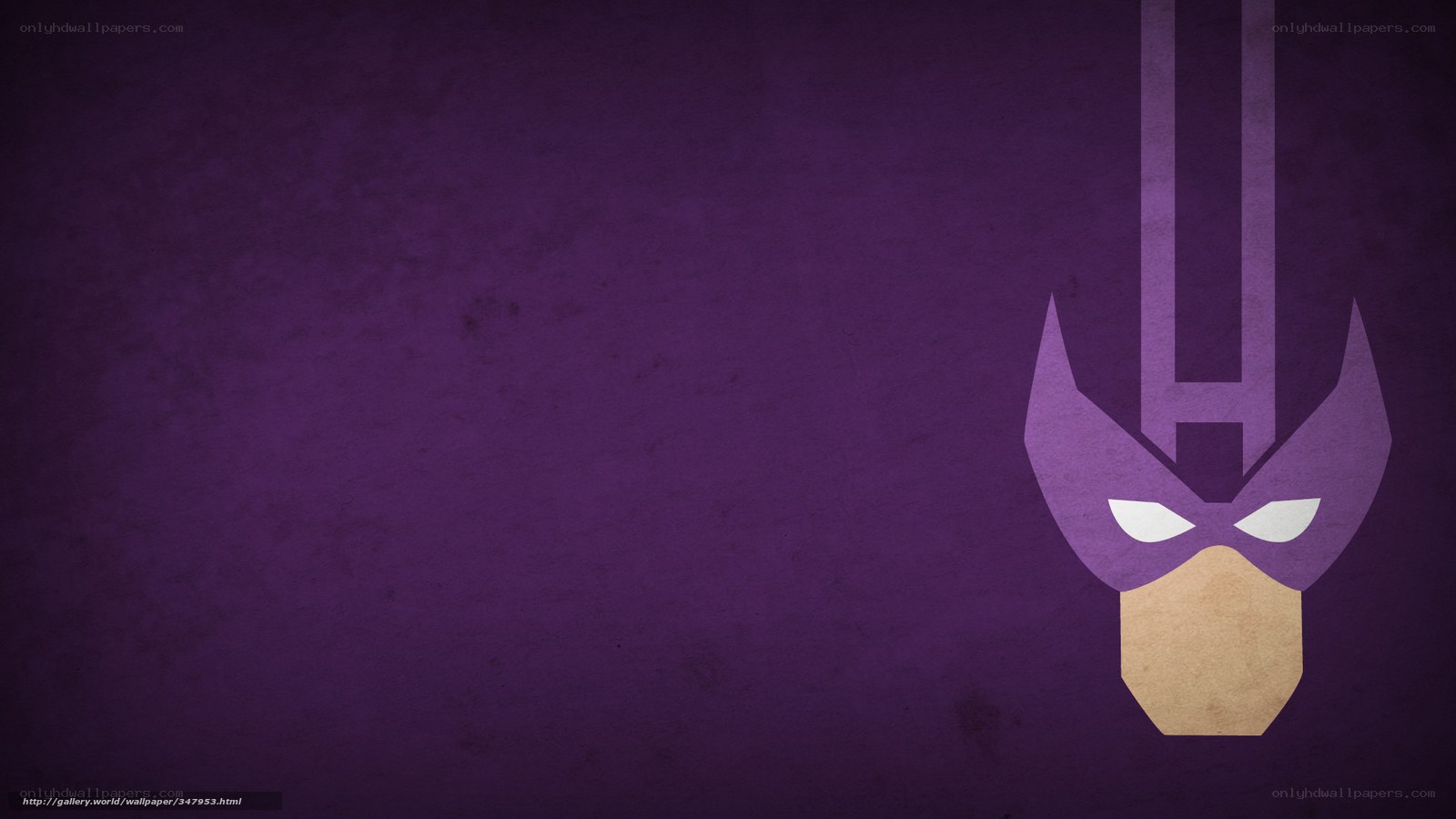Hawkeye mask wallpaper
