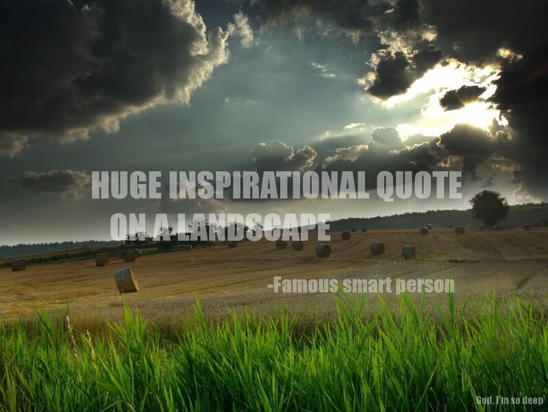 Hay Bales in Field — Green, Dramatic, Sunset, Photograph, Clouds