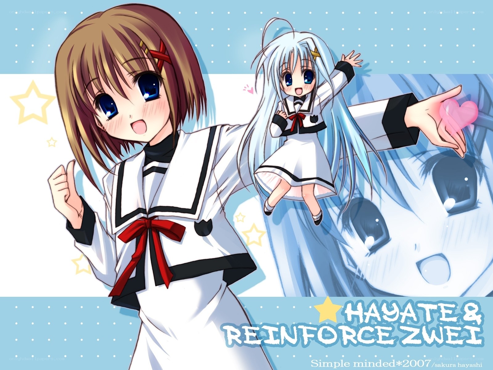 Hayate and Reinforce Zwei
