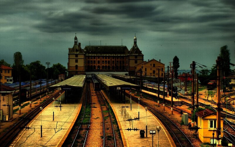 Haydarpaşa Train Station — Gray