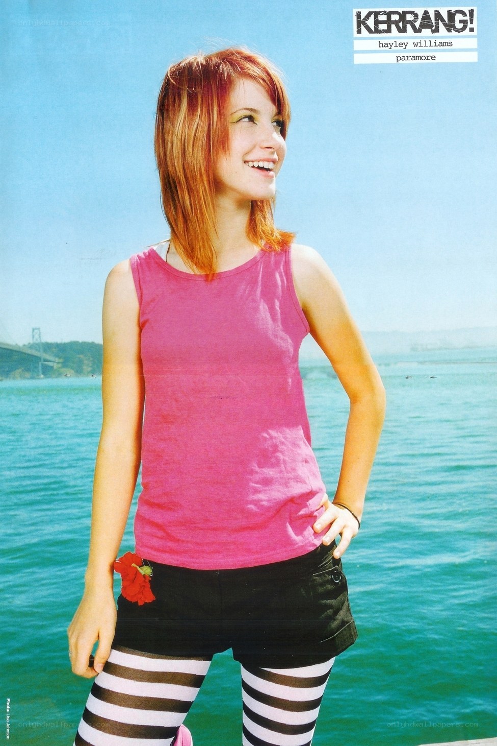 Hayley Williams by the water