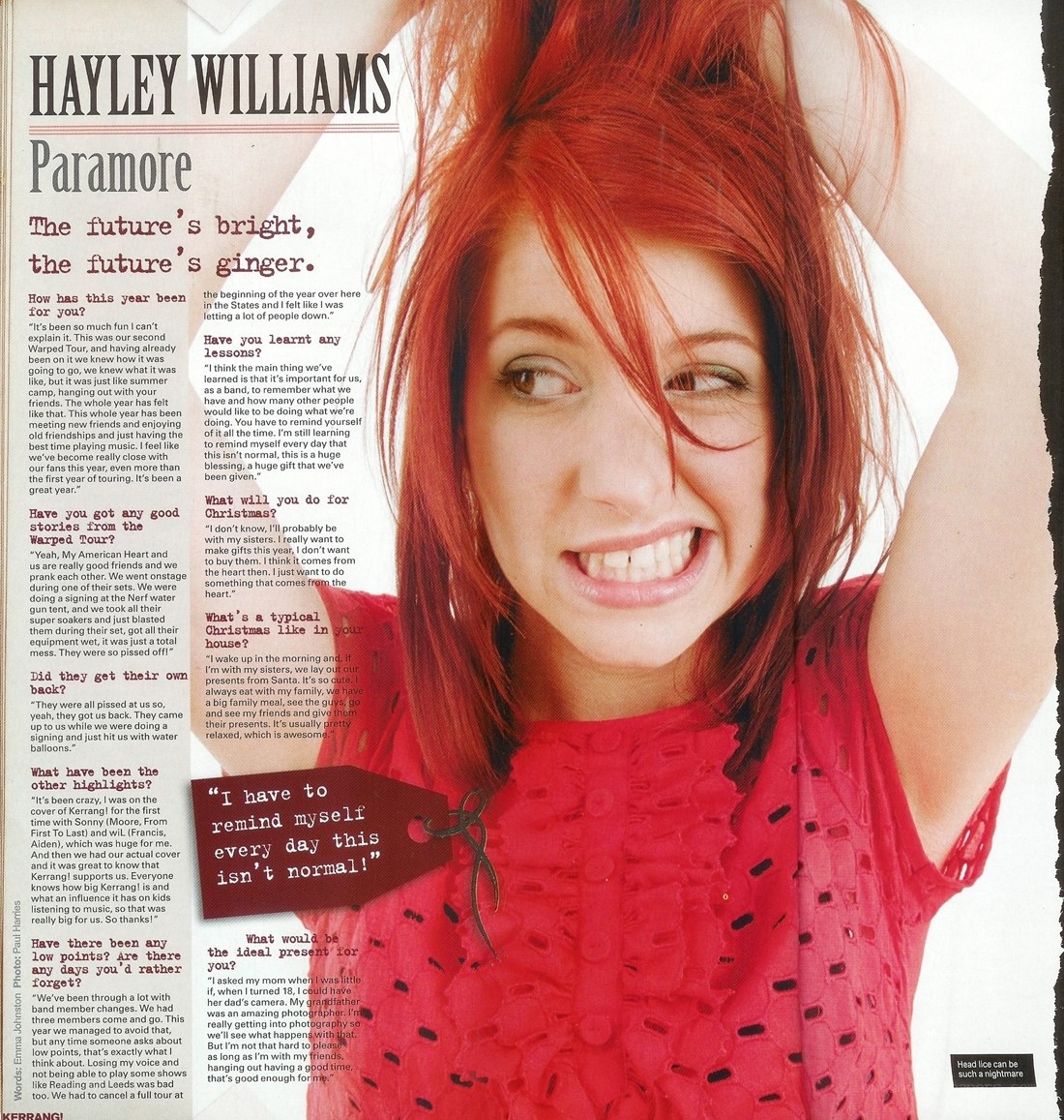 Hayley Williams interview