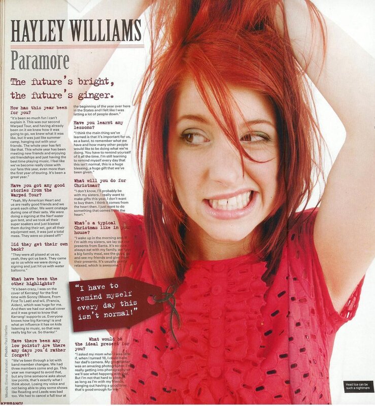 Hayley Williams interview