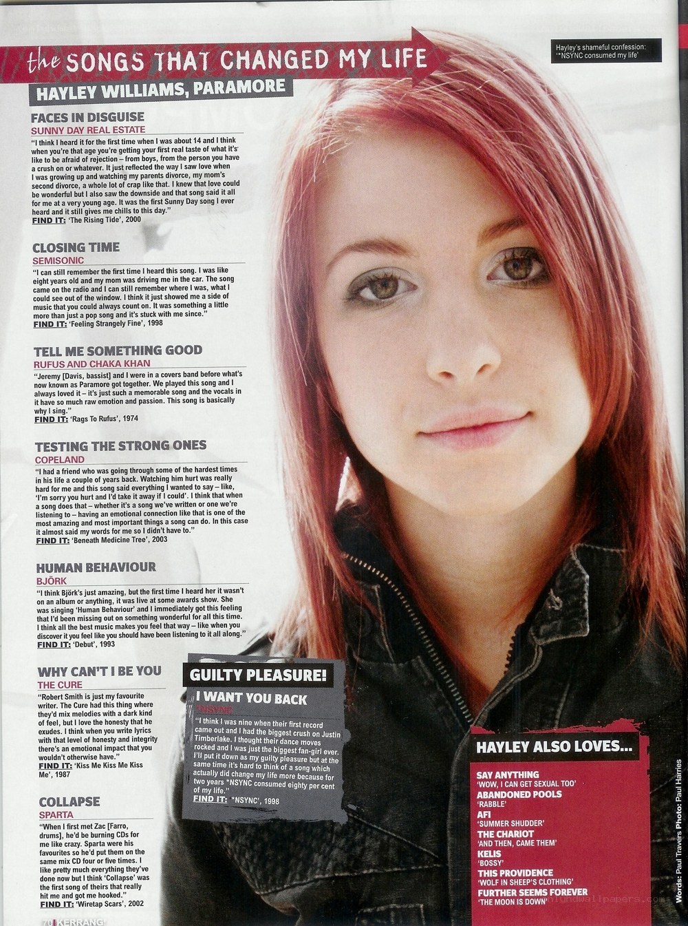 Hayley Williams music influence