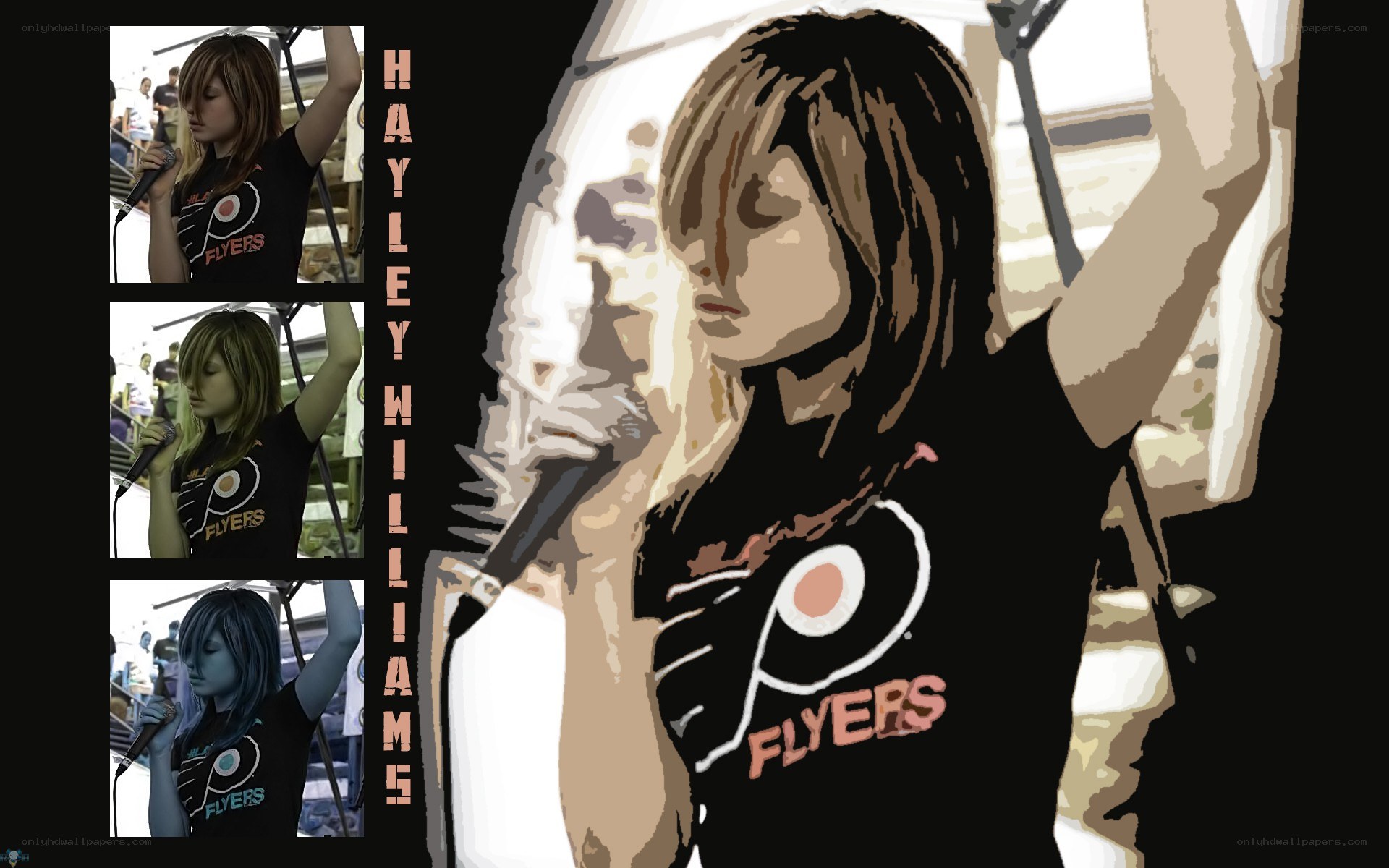 Hayley Williams performance collage