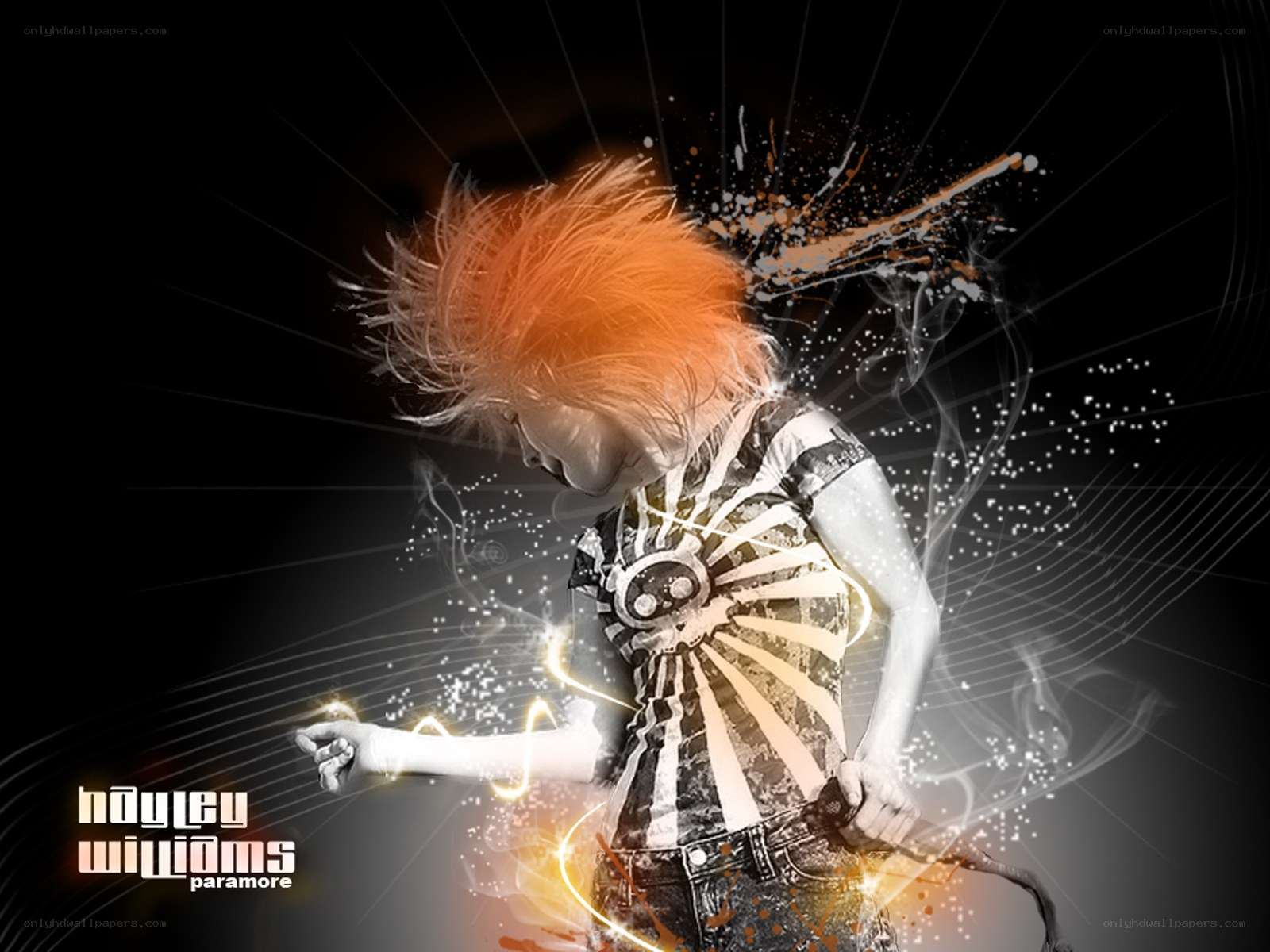 Hayley Williams performing