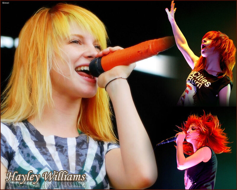 Hayley Williams performing