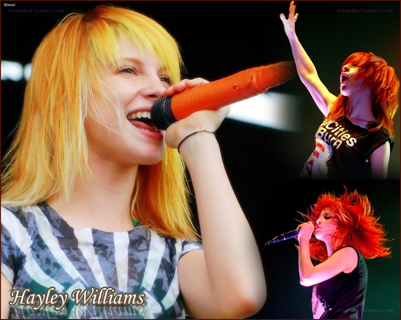 Hayley Williams performing