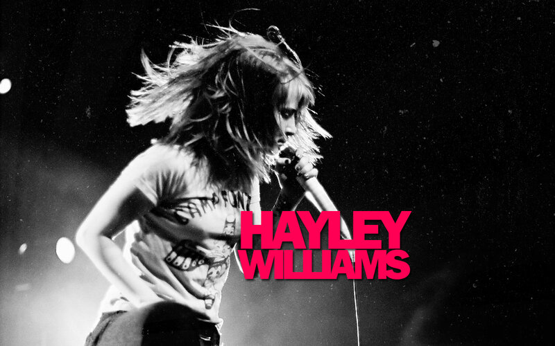 Hayley Williams performing on stage