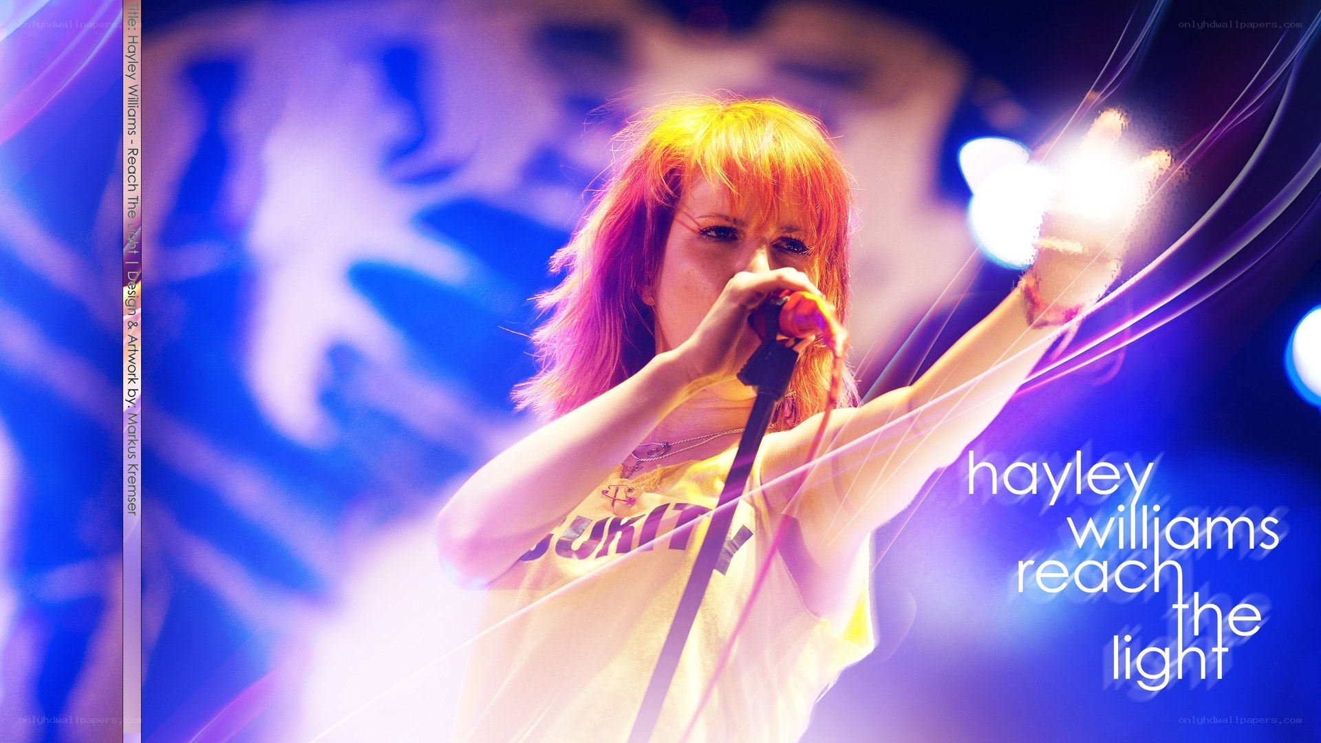 Hayley Williams performing on stage