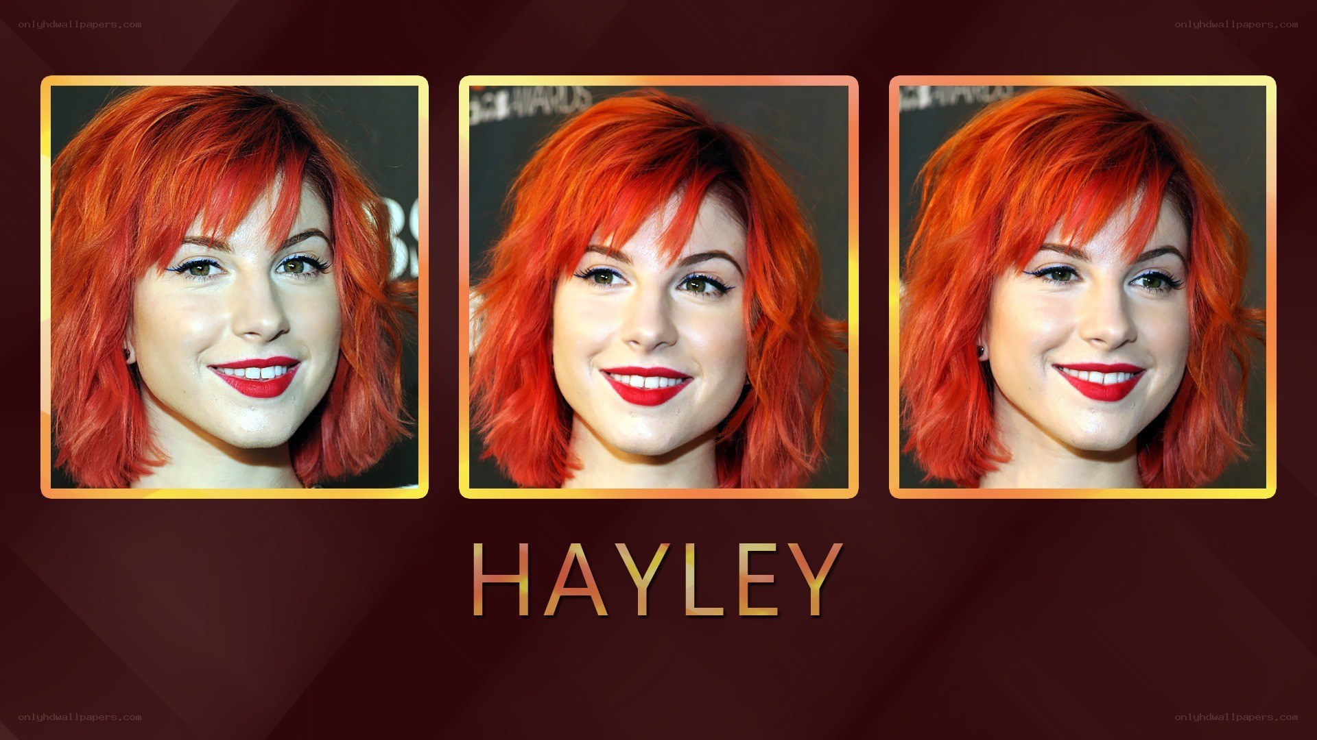 Hayley Williams portrait collage