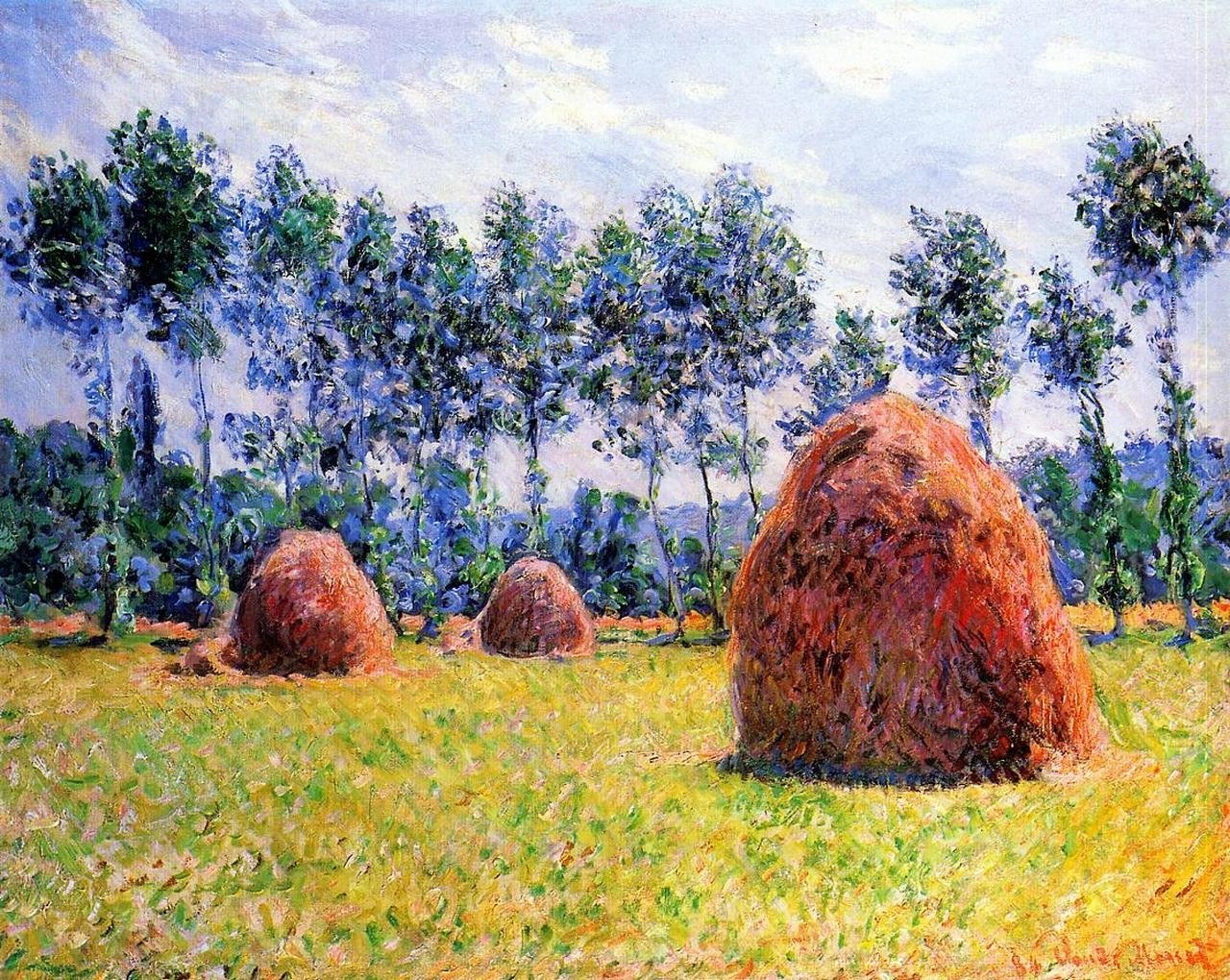 Haystacks in a Field
