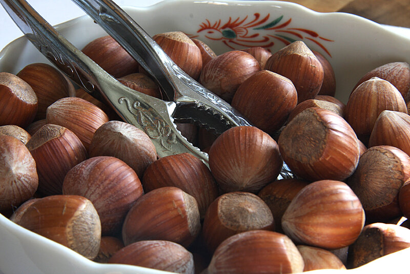 hazelnuts in a bowl