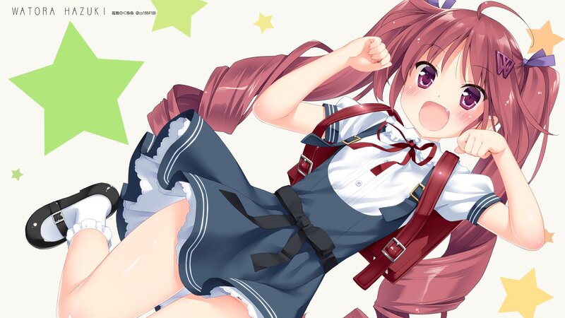 Hazuki Watora in school uniform