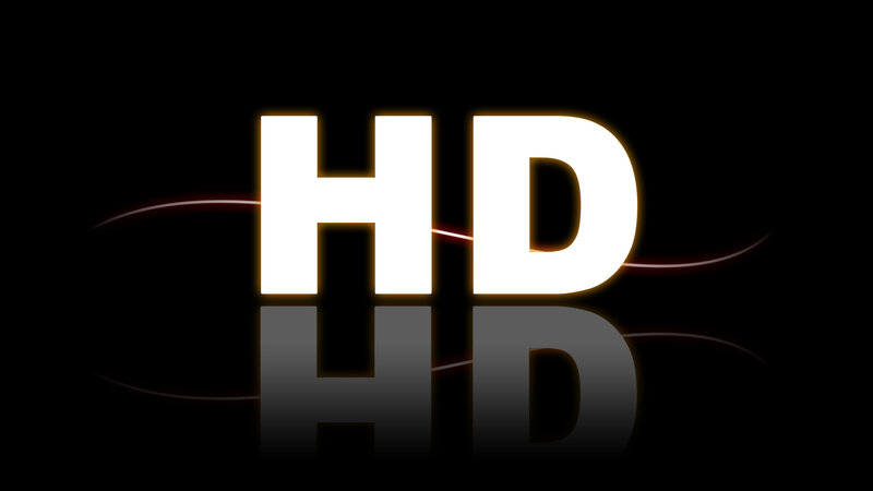 HD logo with glowing effect