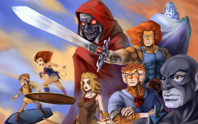 He-Man and Skeletor — Blue, Dramatic