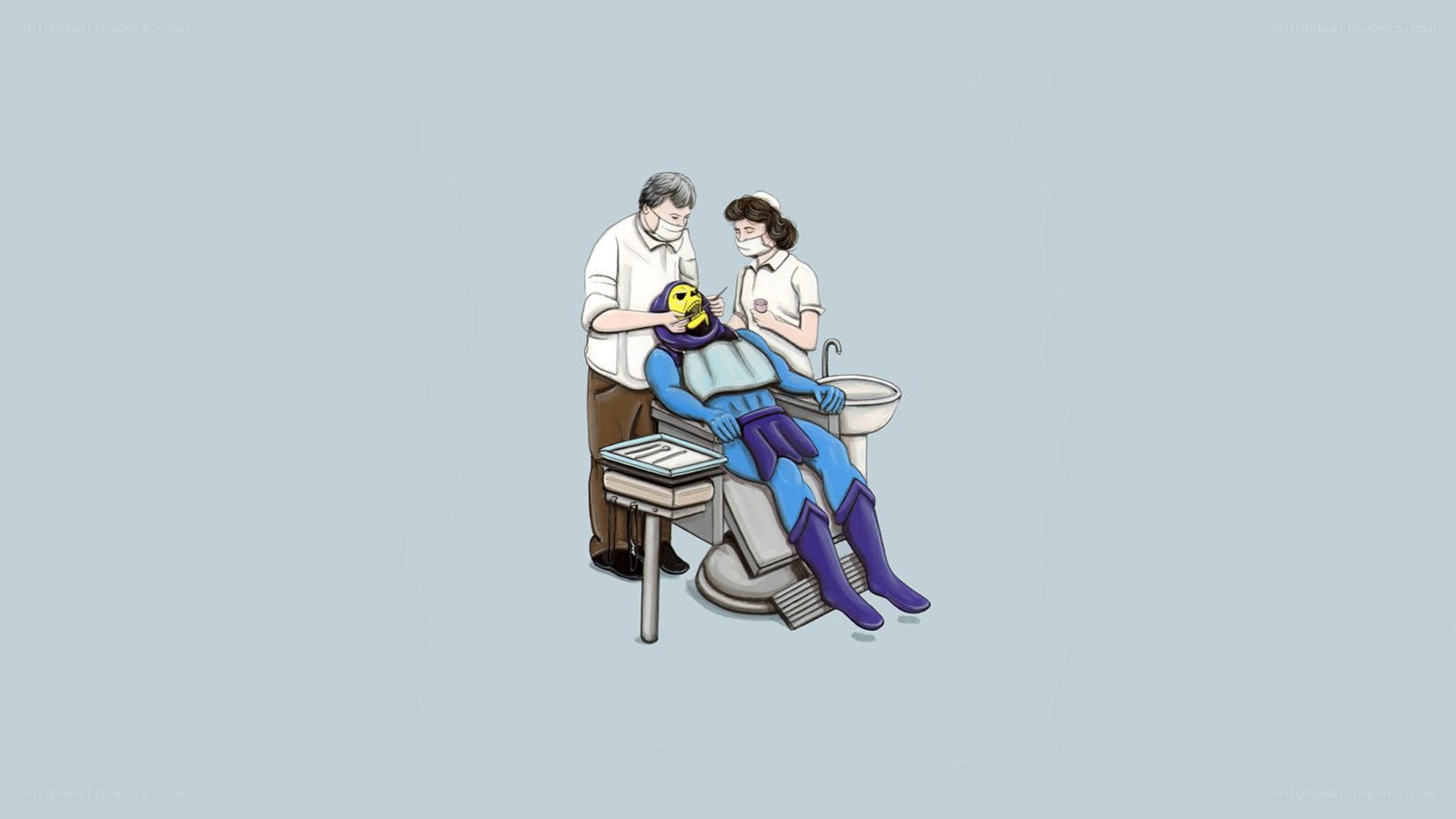 He-Man at the dentist