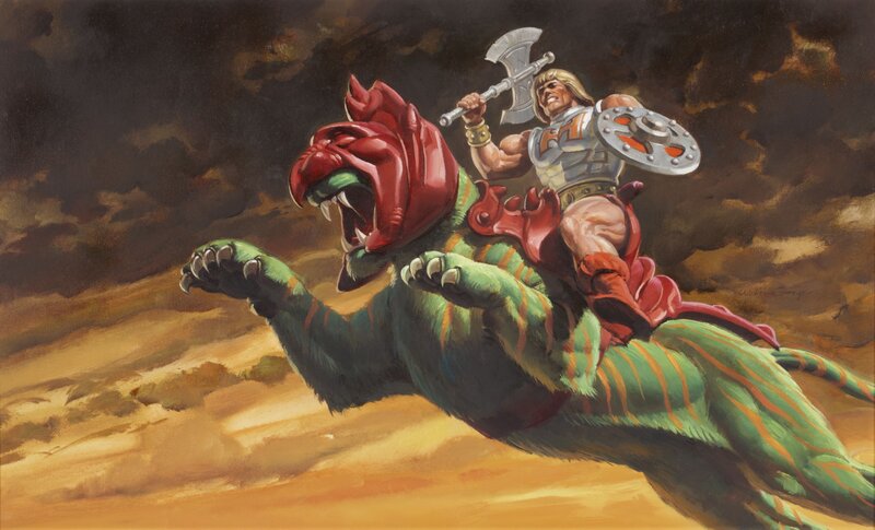He-Man on Battle Cat
