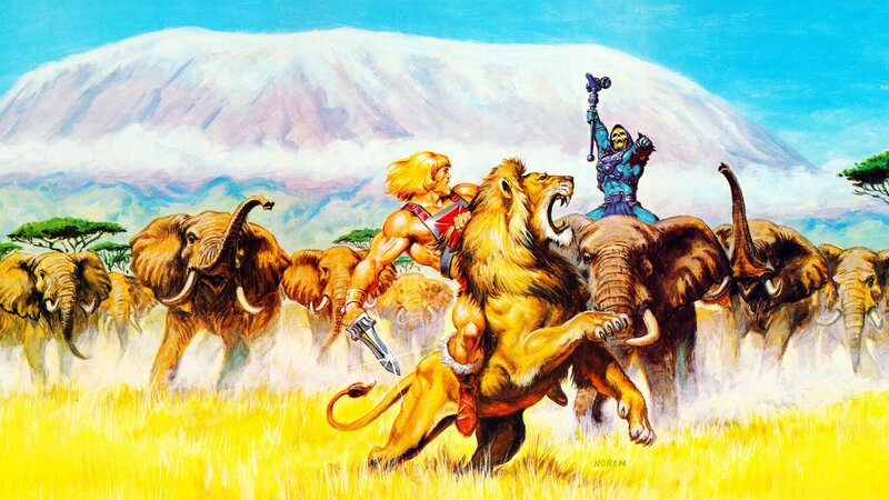 He-Man vs Skeletor in Africa
