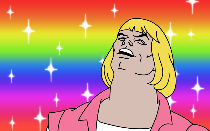 He-Man with Blonde Hair