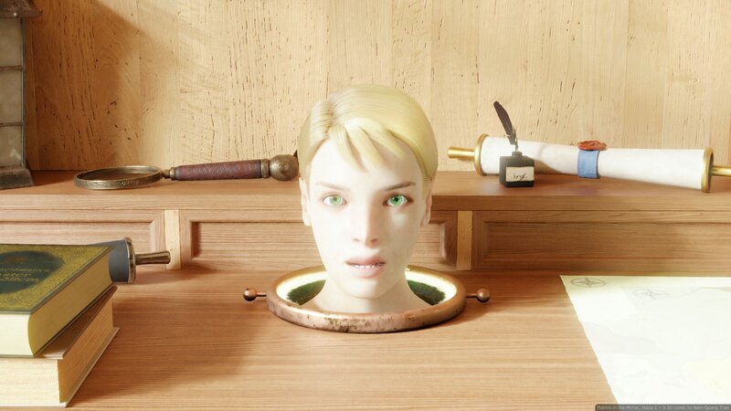 Head in a Mirror