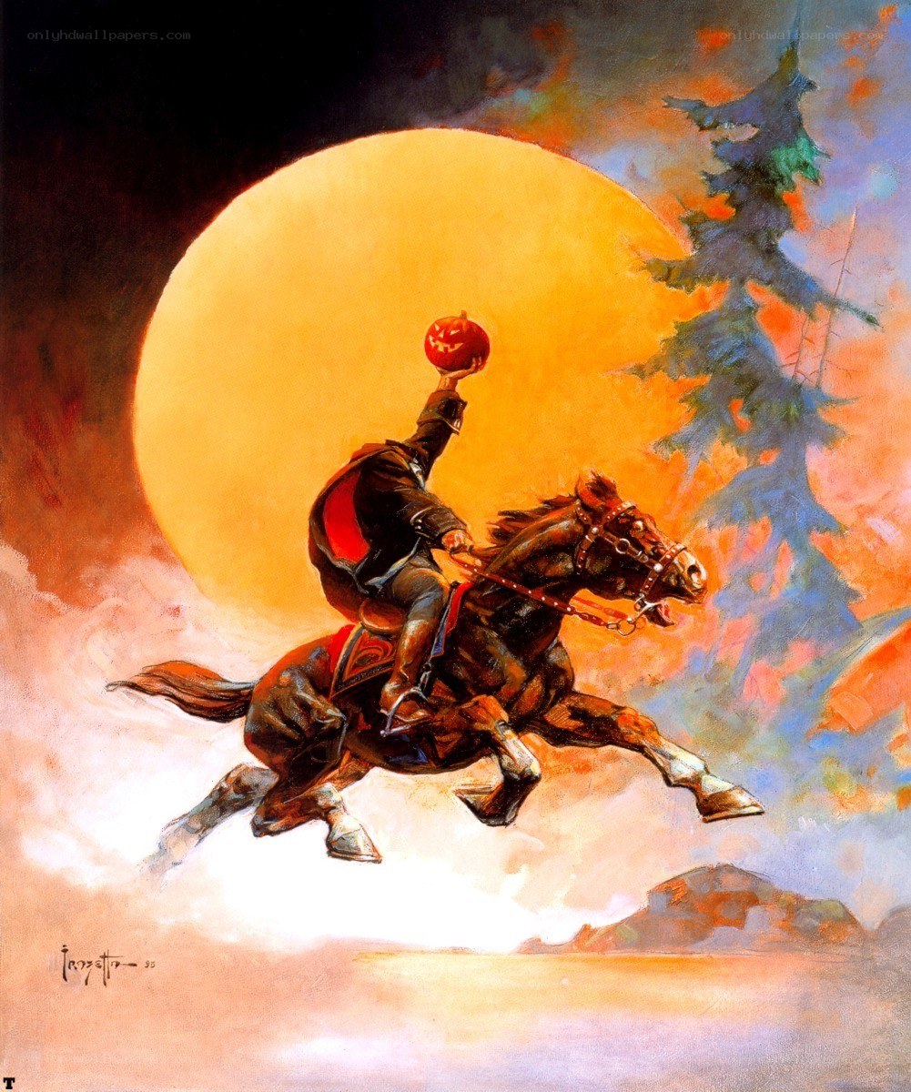 Headless Horseman with Pumpkin