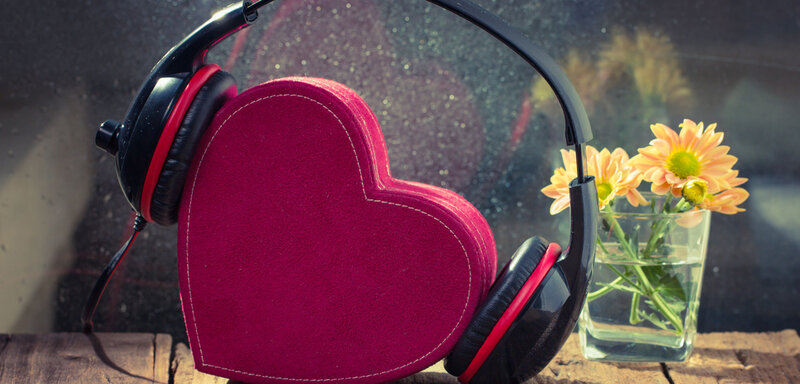 Headphones and Heart Box