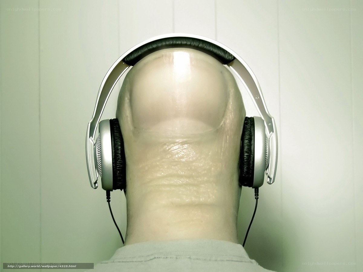 headphones on a mannequin