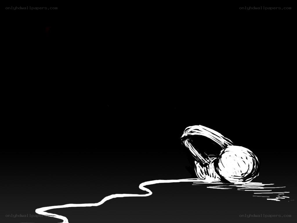 Headphones on the floor