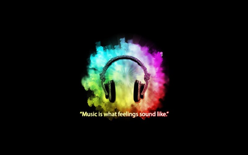 Headphones with Colorful Burst