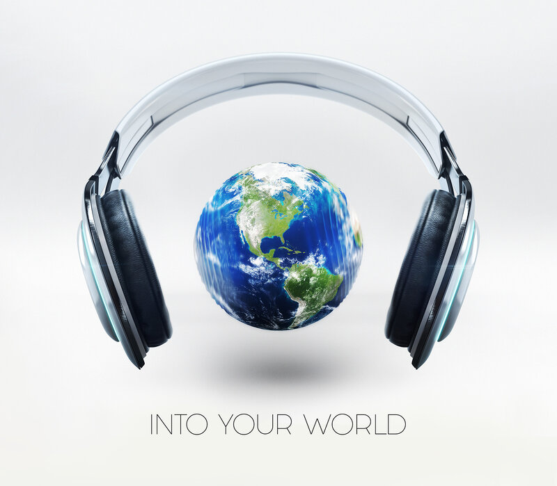 Headphones with Earth