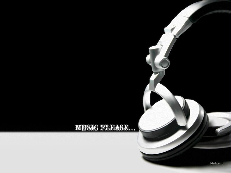 headphones with music please text