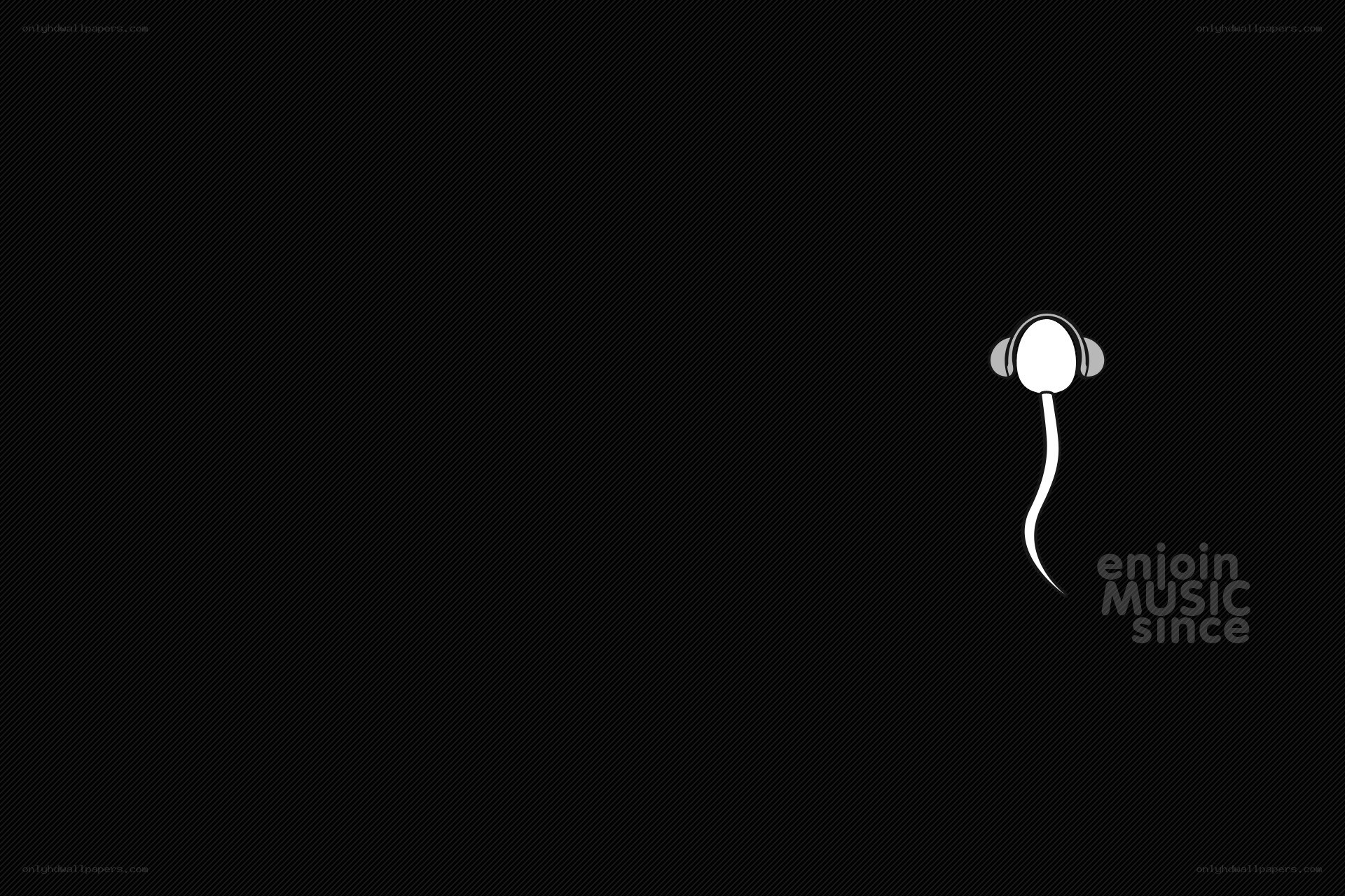 headphones with sperm design
