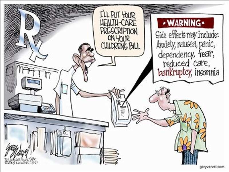 Healthcare cartoon satire