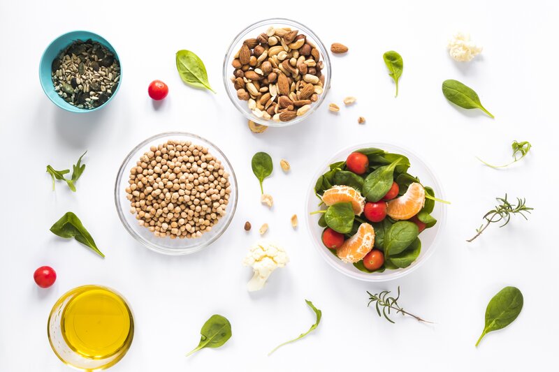 Healthy Food Ingredients — White
