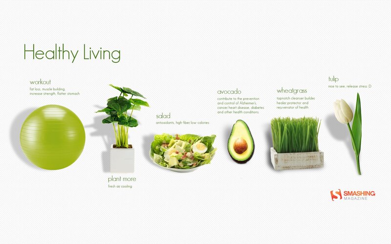 Healthy Living Infographic