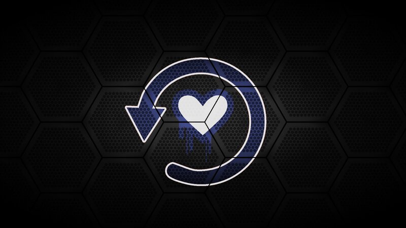 Heart and Arrow Symbol — Black