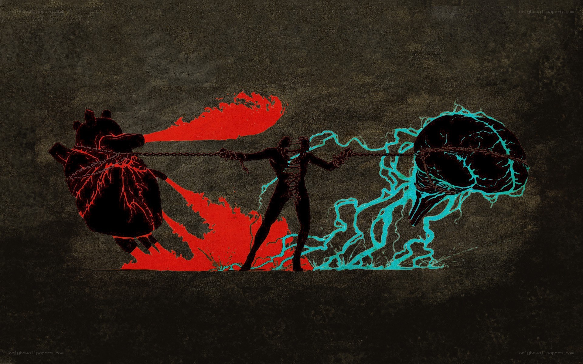 Heart and brain in conflict