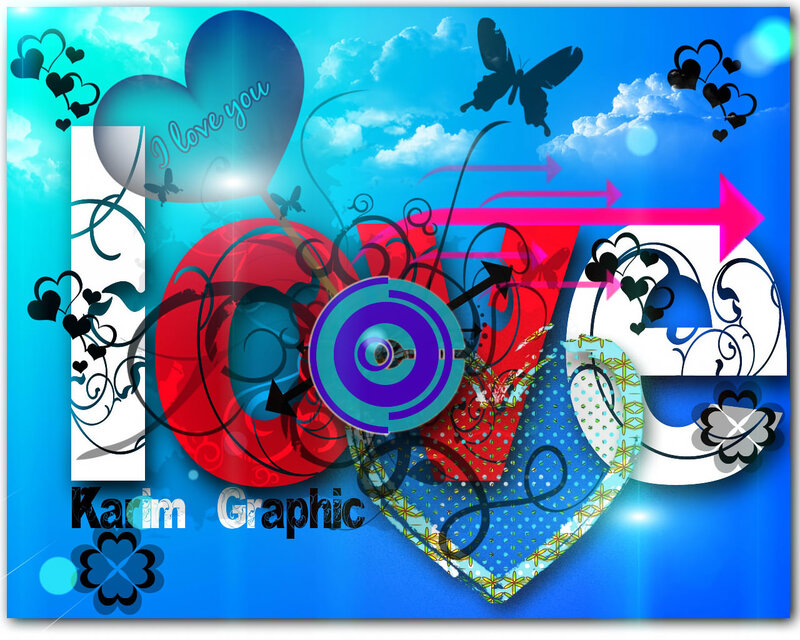 Heart and Butterfly Collage