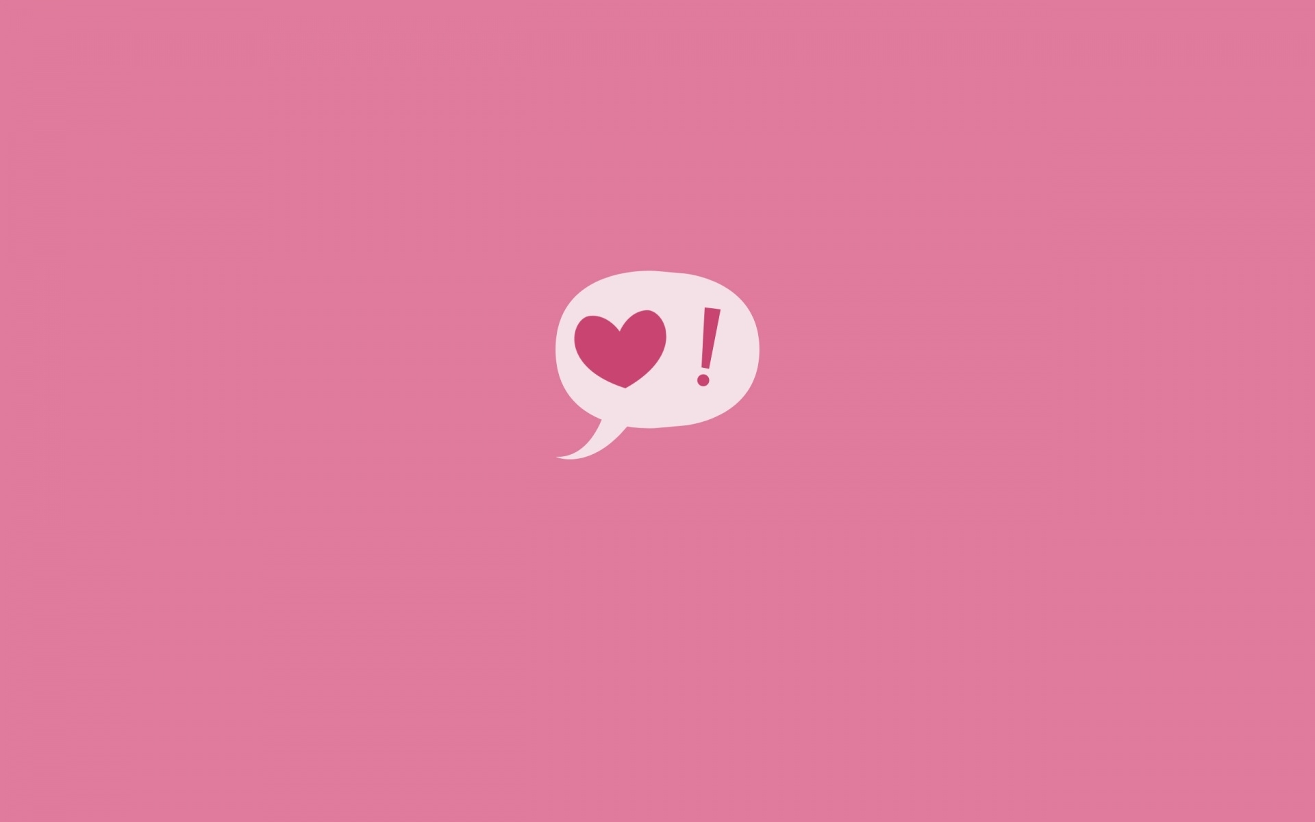 heart and exclamation speech bubble