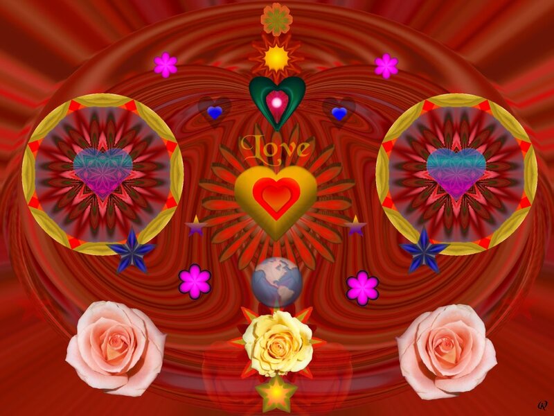 Heart and Flower Mandala