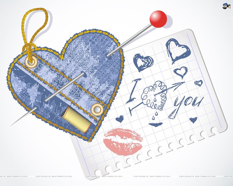 heart and love note