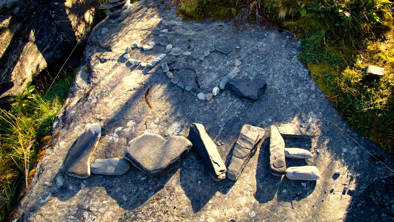 Heart and Love Stones