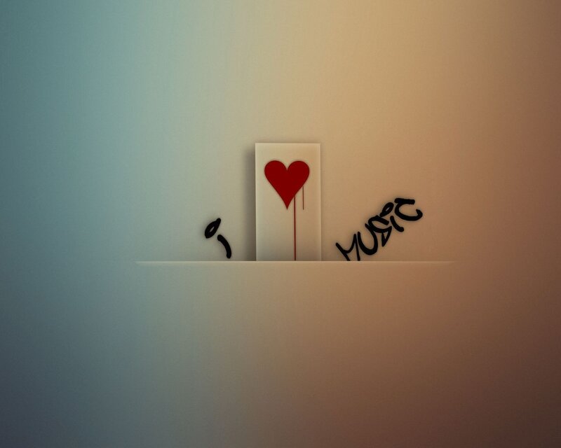 heart and music art