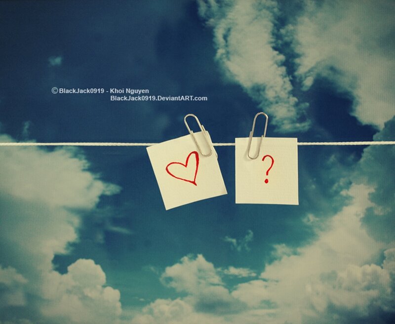 Heart and Question Mark