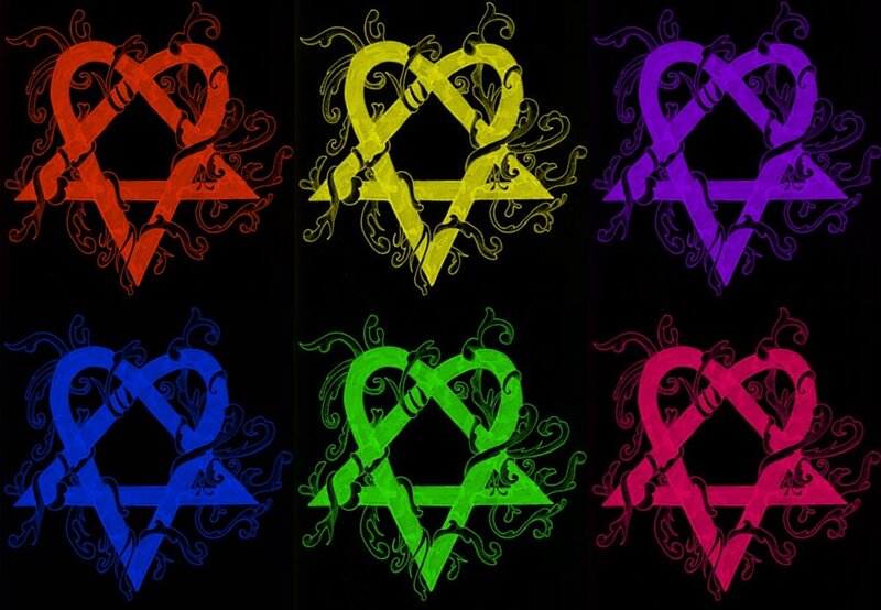 Heart and Star Symbol