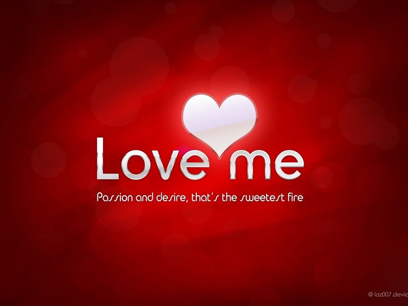 Heart and Text — Red